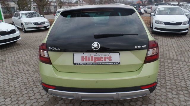 Gebraucht Skoda Rapid ScoutLine 116 PS (85 kW) 2015 Grün metallic Limousine