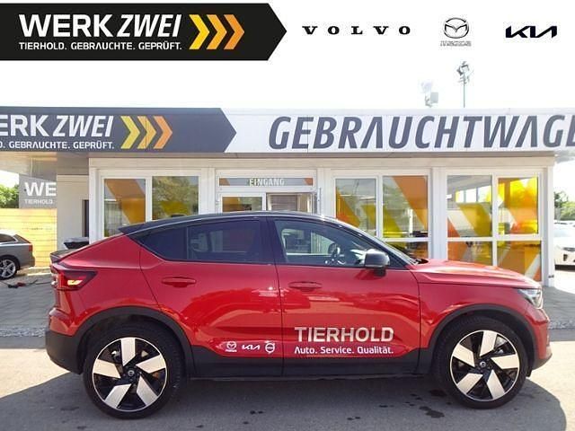 Fusion red / metallic Gebraucht 2021 Volvo C40 SUV | 49.990 € - Bild 1/4