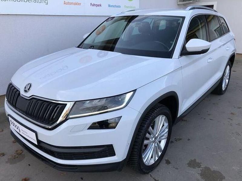 Moonweiss metallic Gebraucht 2017 Skoda Kodiaq Style SUV | 24.990 € (Fairer Preis) - Bild 1/4