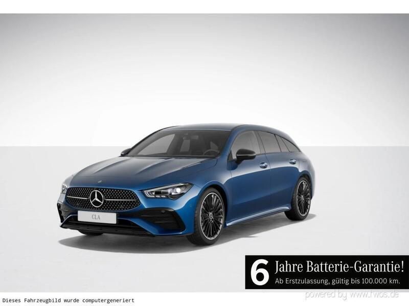 Spektralblau Gebraucht 2023 Mercedes CLA250e Shooting Brake AMG Kombi | 35.600 € (Etwas zu teuer) - Bild 1/4