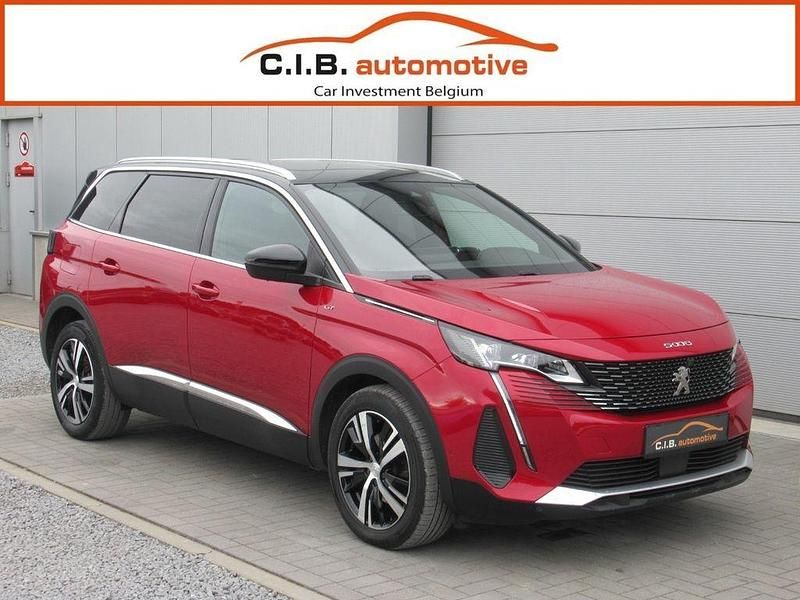Rot Gebraucht 2021 Peugeot 5008 GT-line Van / Kleinbus | 22.989 € (Superpreis) - Bild 1/4
