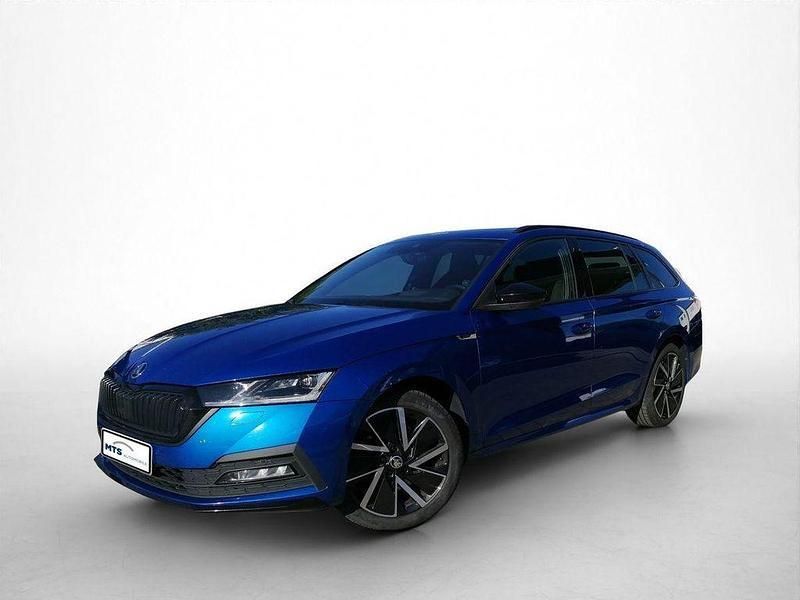 Blau Gebraucht 2022 Skoda Octavia SportLine Limousine | 26.630 € (Fairer Preis) - Bild 1/4
