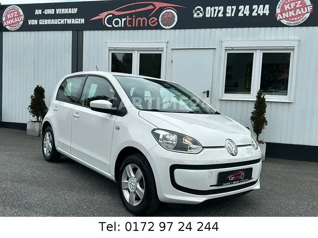 Gebraucht VW up! move up! 60 PS (44 kW) 2015 Weiß Kleinwagen