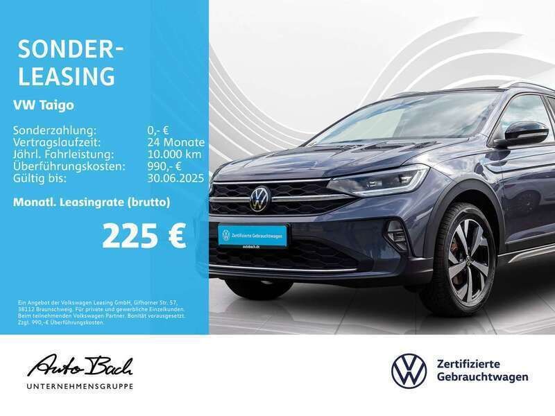 Grau (rauchgrau metallic) Gebraucht 2024 VW Taigo Pro SUV | 24.940 € (Etwas zu teuer) - Bild 1/4