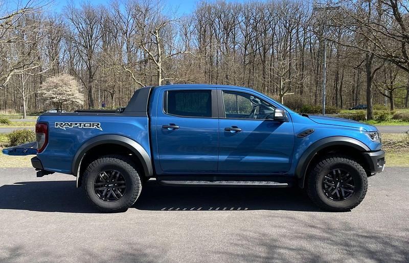 Blau Gebraucht 2021 Ford Ranger Raptor Abholung | 38.670 € (Teuer) - Bild 1/4