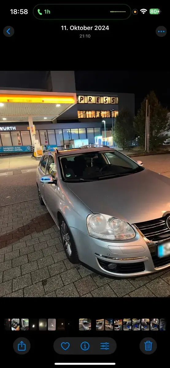 Gebraucht VW Golf VI 122 PS (89 kW) 2009 Grau Kleinwagen
