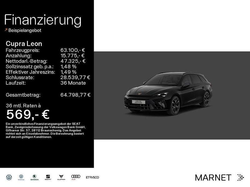 Schwarz Neu 2025 Cupra Leon VZ3 Limousine | 63.100 € - Bild 1/4