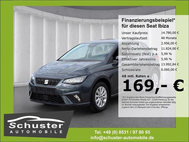 Grau Gebraucht 2022 Seat Ibiza Style Kleinwagen | 14.780 € (Guter Preis) - Bild 1/4