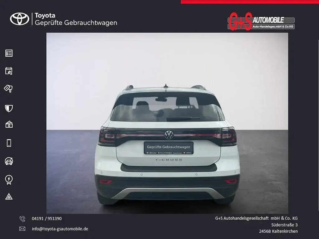 Gebraucht VW T-Cross Life 95 PS (69 kW) 2021 Weiß SUV