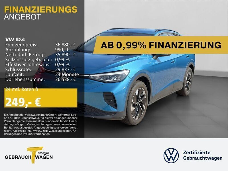 Costa azul metallic Gebraucht 2024 VW ID.4 Pro SUV | 35.460 € (Superpreis) - Bild 1/4