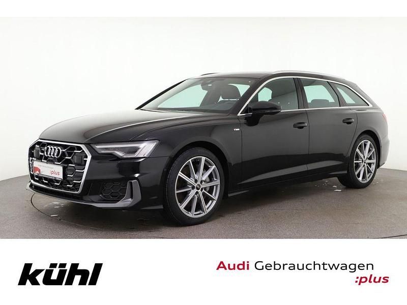 Mythosschwarz metallic Gebraucht 2024 Audi A6 S-Line Kombi | 54.690 € (Etwas zu teuer) - Bild 1/4