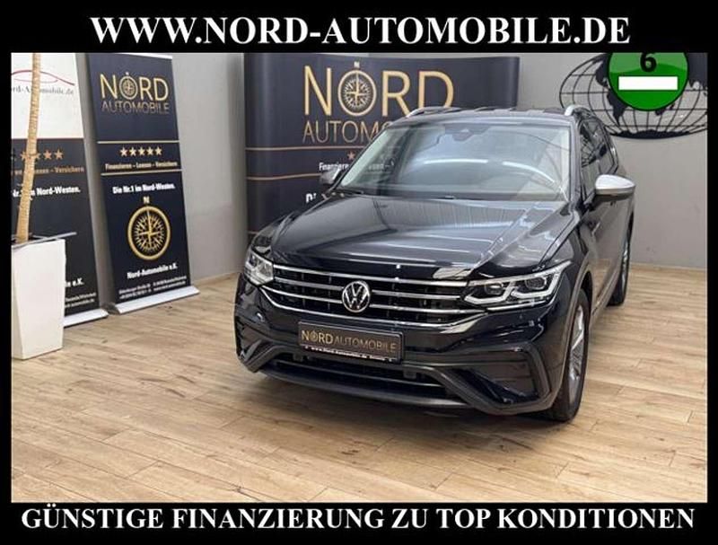 Gebraucht VW Tiguan Allspace Life 150 PS (110 kW) 2022 Schwarz SUV