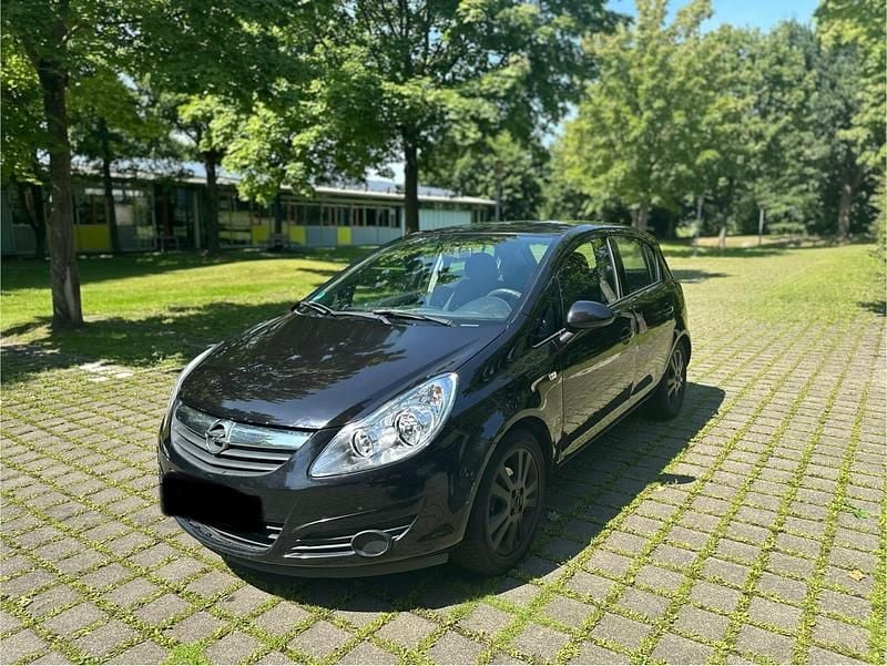 Schwarz Gebraucht 2008 Opel Corsa Kleinwagen | 1.350 € (Superpreis) - Bild 1/4