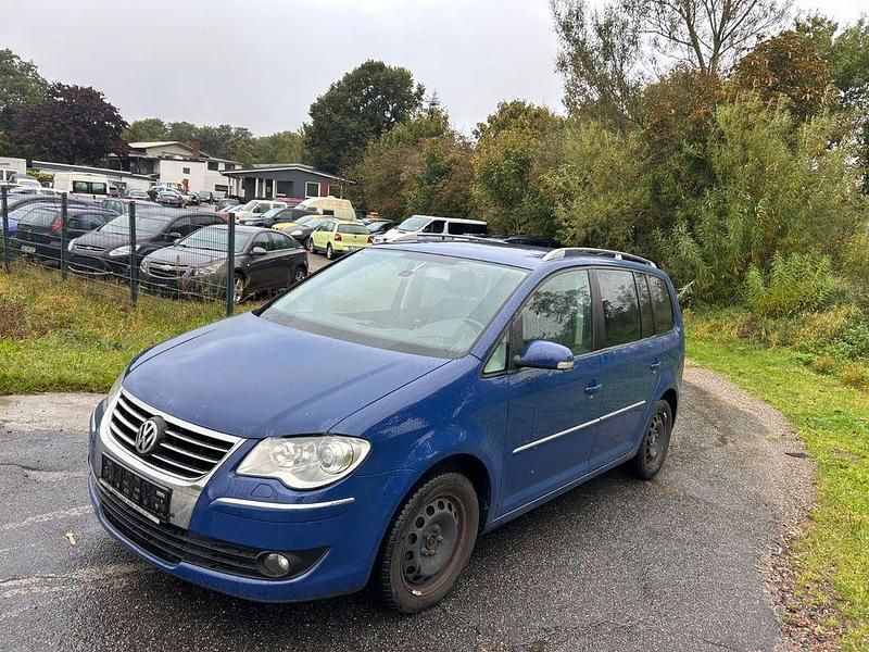 Blau Gebraucht 2007 VW Touran Highline Van / Kleinbus | 2.599 € (Guter Preis) - Bild 1/4