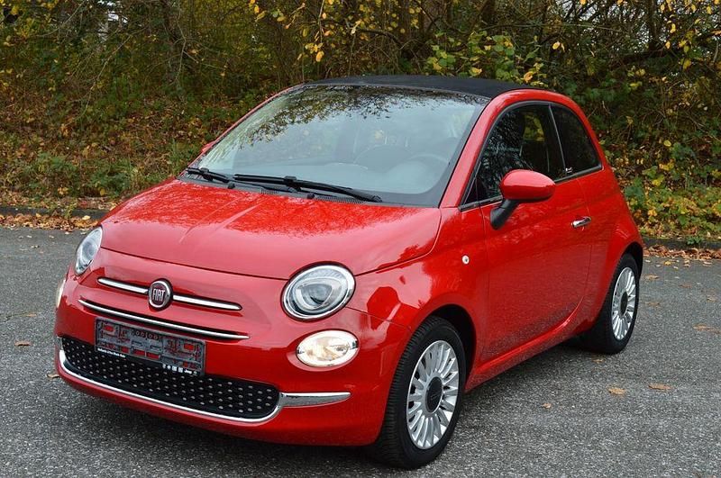 Rot Gebraucht 2017 Fiat 500C Lounge Cabrio | 10.990 € (Etwas zu teuer) - Bild 1/4