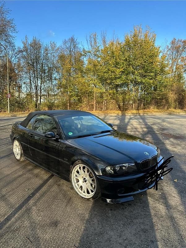Schwarz Gebraucht 2002 BMW 330 Cabriolet M Sport Cabrio | 10.000 € (Fairer Preis) - Bild 1/4