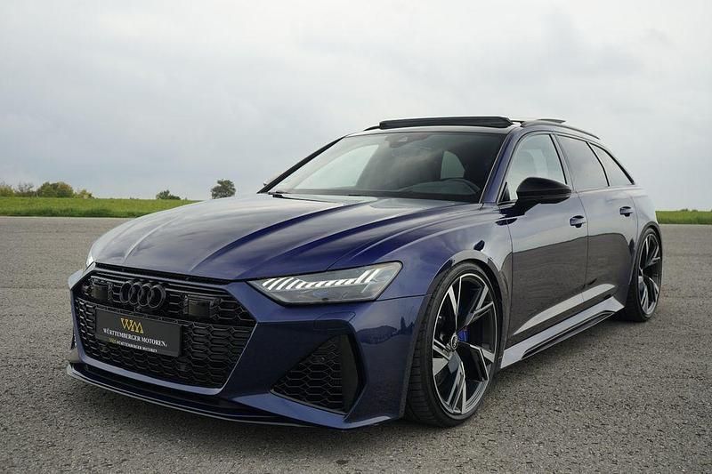 Blau Gebraucht 2020 Audi RS6 Sport Kombi | 82.900 € (Etwas zu teuer) - Bild 1/4