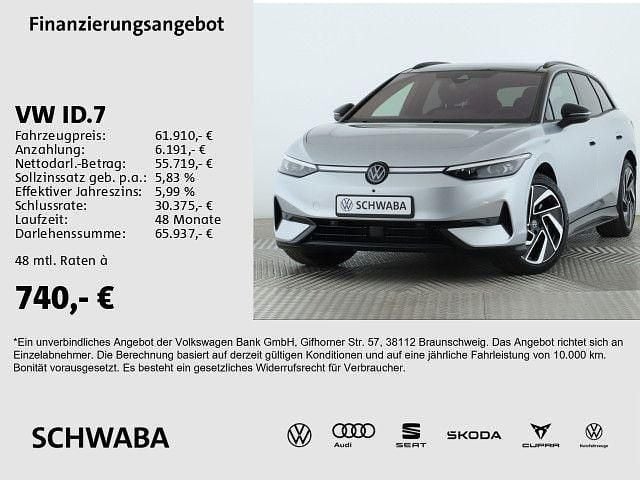 Silber Gebraucht 2024 VW ID.7 Pro Limousine | 61.910 € - Bild 1/4