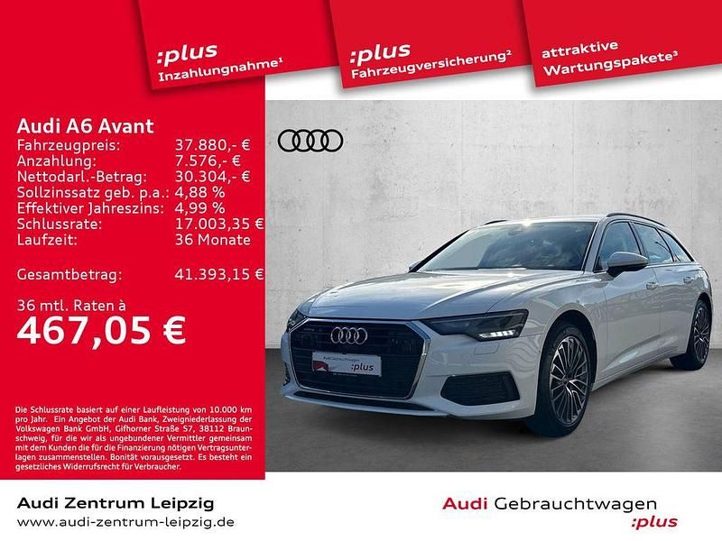 Weiß Gebraucht 2021 Audi A6 Business Kombi | 37.880 € (Fairer Preis) - Bild 1/3