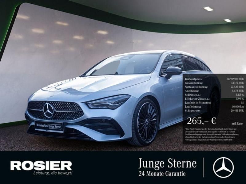 Silber / hightechsilber (metallic) Gebraucht 2024 Mercedes CLA200 AMG Coupé | 36.999 € (Fairer Preis) - Bild 1/4