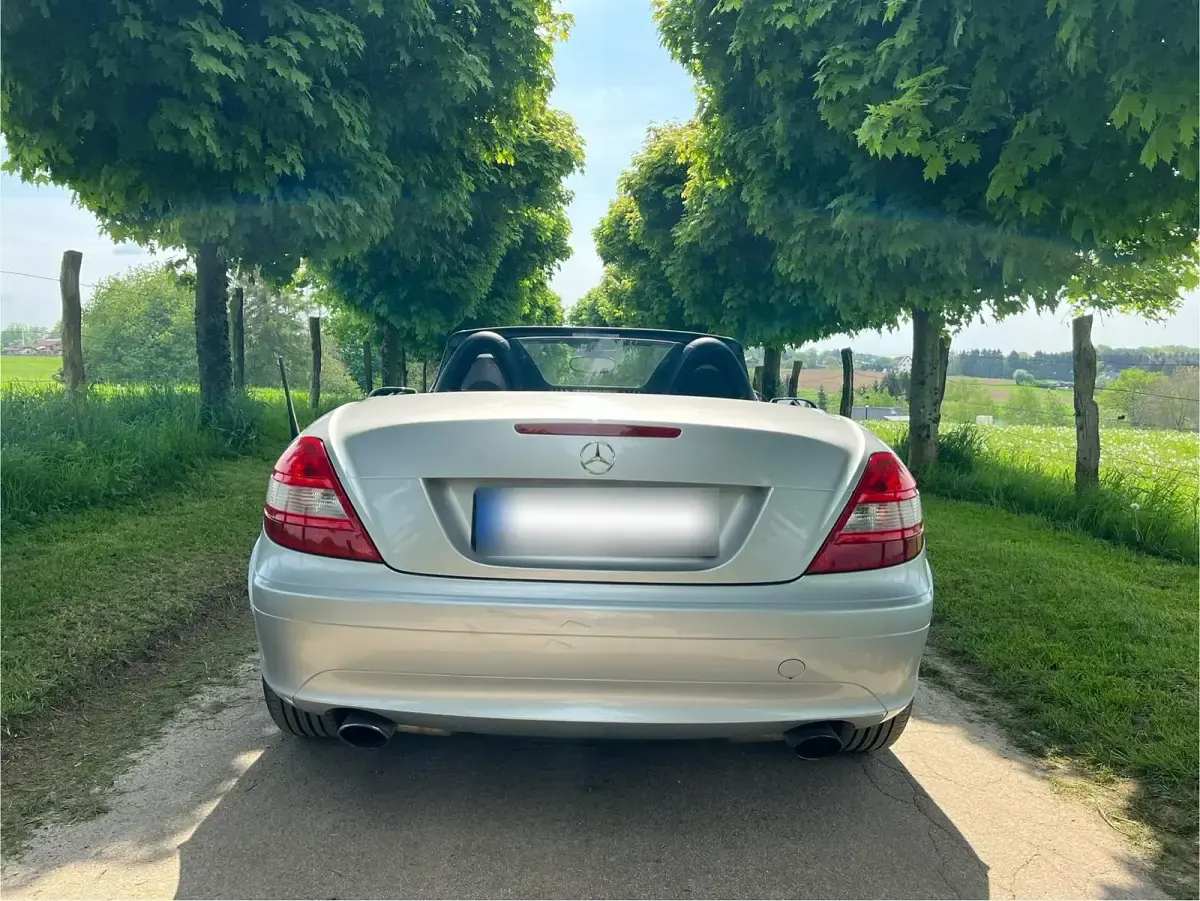Gebraucht Mercedes SLK200 163 PS (119 kW) 2004 Grau Cabrio