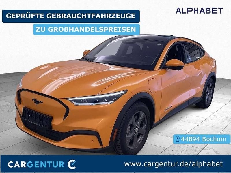 Cyber orange metallic Gebraucht 2023 Ford Mustang Mach-E Extended Range SUV | 25.290 € - Bild 1/2