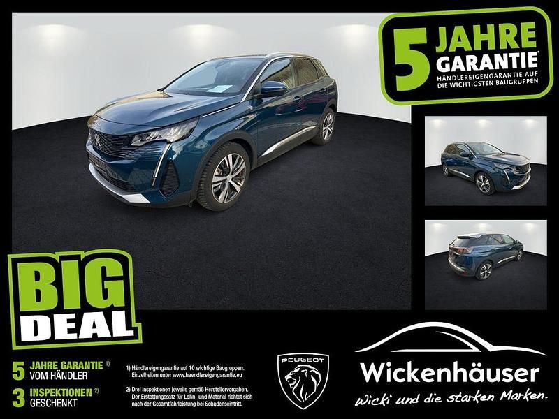 Lackierung blau celebes/metall Gebraucht 2021 Peugeot 3008 SUV | 23.990 € (Fairer Preis) - Bild 1/4