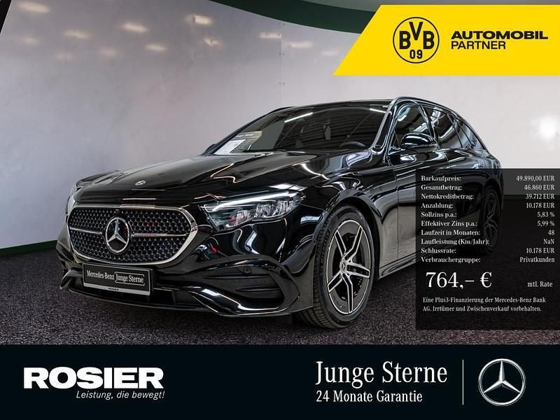 Schwarz / obsidianschwarz Gebraucht 2024 Mercedes E220 Advanced Kombi | 52.890 € (Teuer) - Bild 1/4