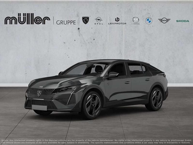 Grau Neu 2025 Peugeot 408 GT GT Limousine | 45.910 € (Teuer) - Bild 1/4