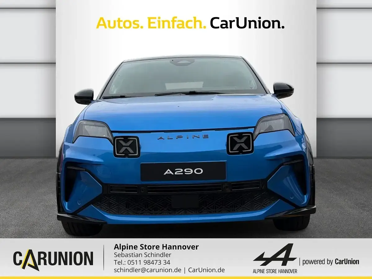 Neu Alpine A290 160 kW (218 PS) 2026 Alpine vision blau Kleinwagen
