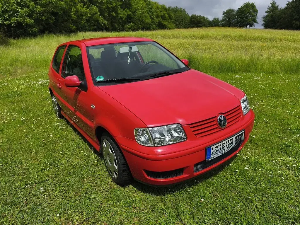 Gebraucht VW Polo Trendline 60 PS (44 kW) 2001 Rot Kleinwagen