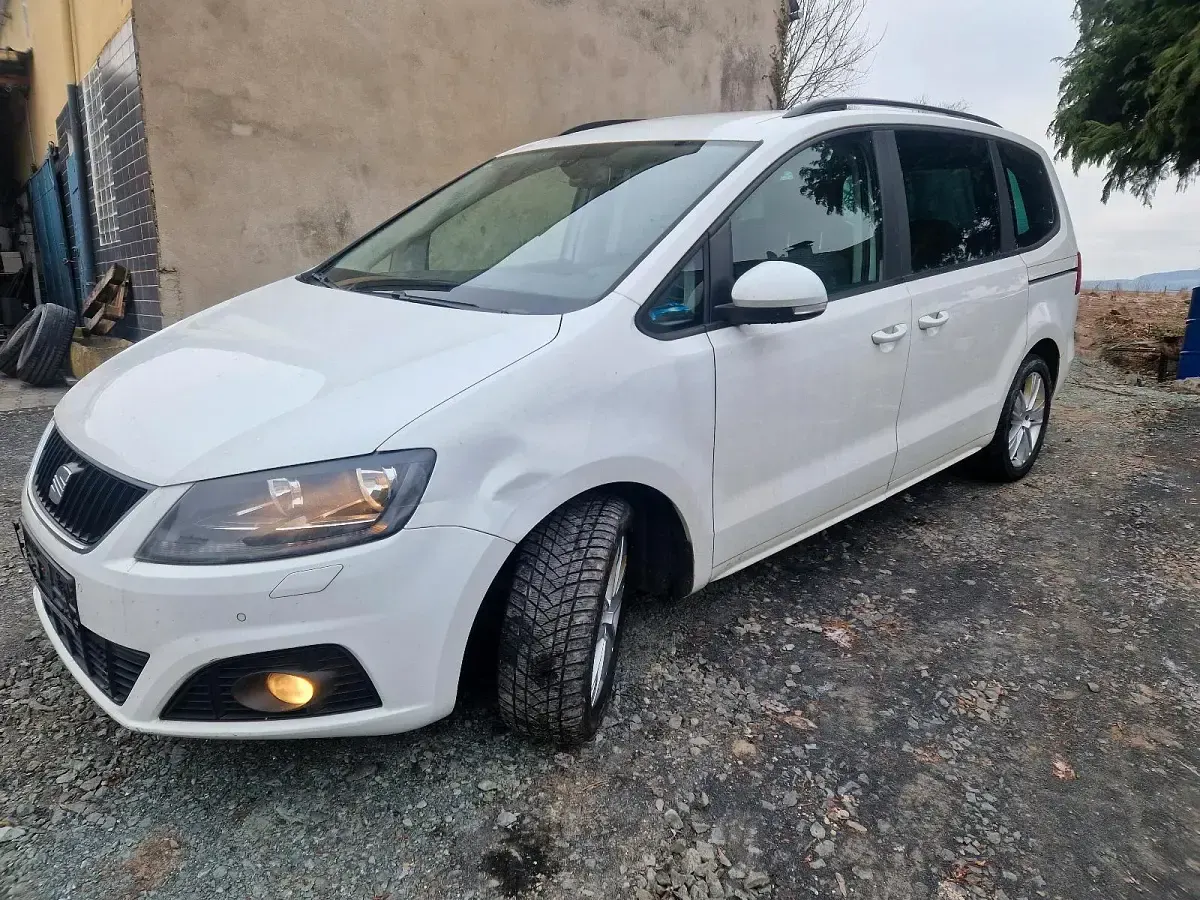 Gebraucht Seat Alhambra 2007 Weiß Van / Kleinbus