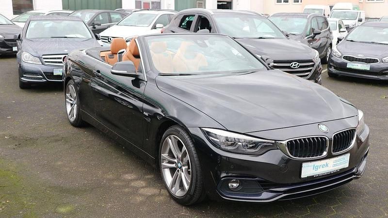 Gebraucht BMW 420 Cabriolet Sport Line 184 PS (135 kW) 2018 Saphirschwarz Cabrio