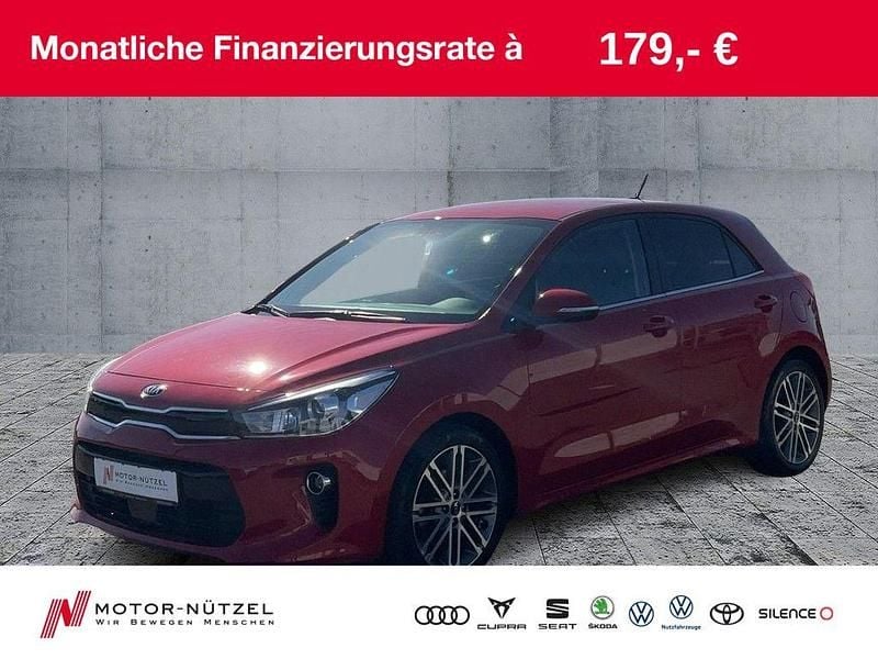 Rot Gebraucht 2017 Kia Rio Spirit Limousine | 13.430 € (Fairer Preis) - Bild 1/4