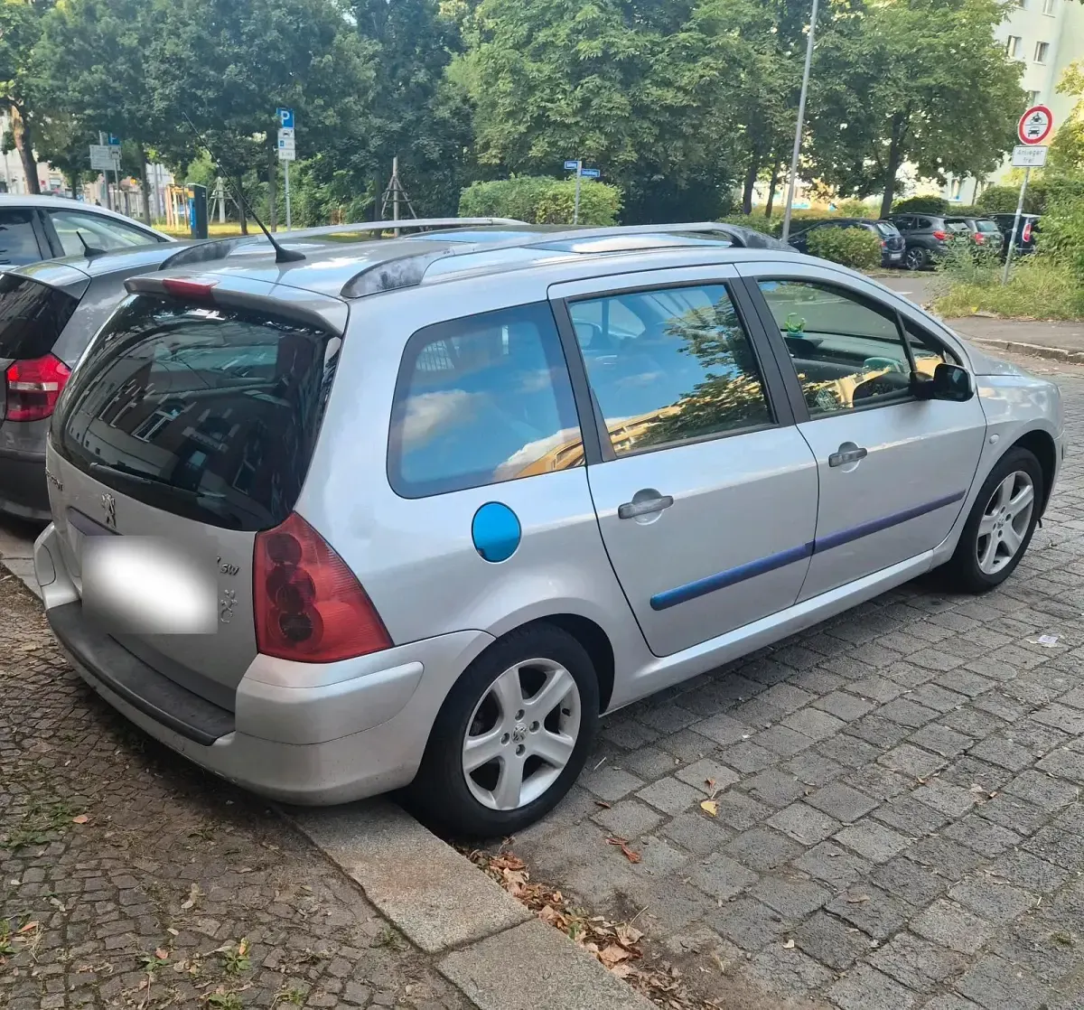 Gebraucht Peugeot 307 109 PS (80 kW) 2002 Silber Kombi