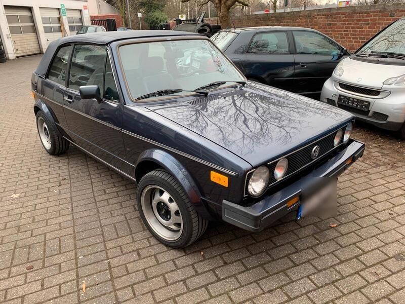 Blau Gebraucht 1986 VW Golf Cabriolet GTI Cabrio | 7.850 € - Bild 1/4
