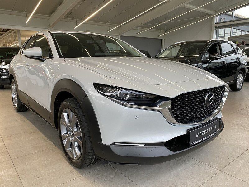 Weiß Gebraucht 2024 Mazda CX-30 Exclusive SUV | 32.900 € - Bild 1/4