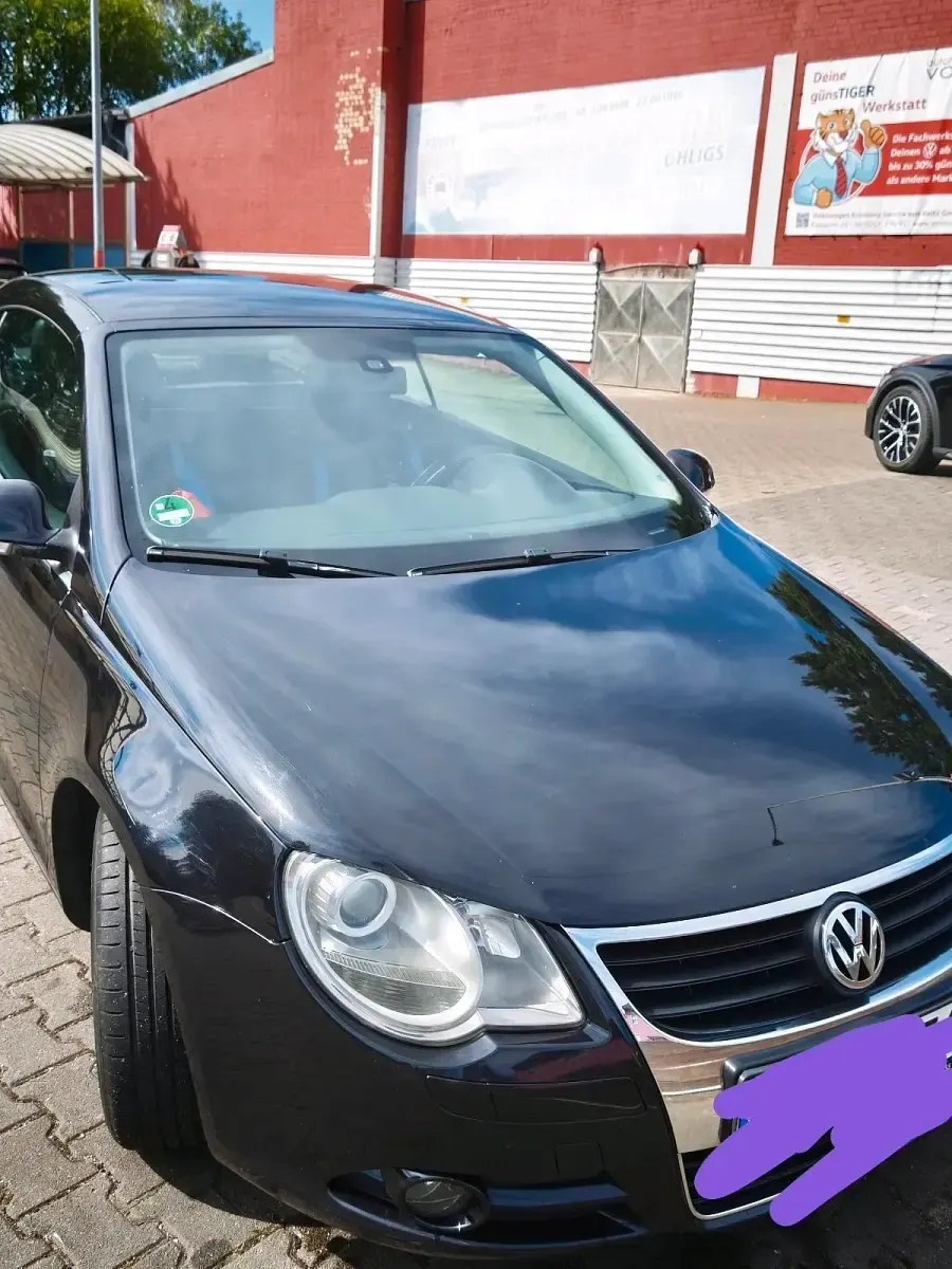 Gebraucht VW Eos 140 PS (102 kW) 2007 Schwarz Cabrio