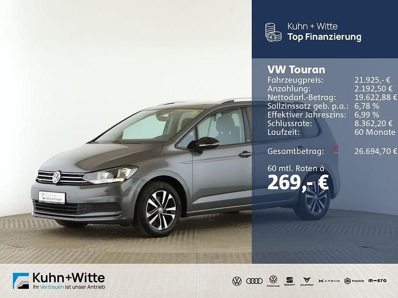 Grau Gebraucht 2019 VW Touran IQ Drive Van / Kleinbus | 21.925 € (Fairer Preis) - Bild 1/3