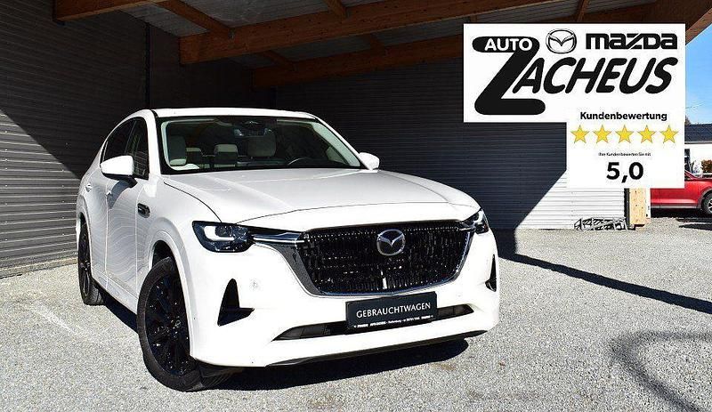Rhodium white (metallic) Gebraucht 2022 Mazda CX-60 Takumi-Line SUV | 39.900 € (Fairer Preis) - Bild 1/4