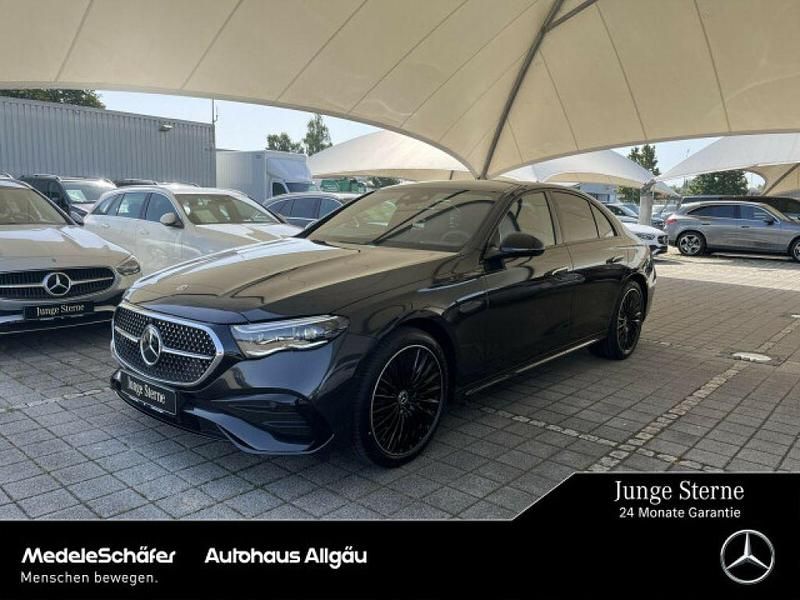 Lack graphitgrau (metallic) Gebraucht 2024 Mercedes E300 AMG Limousine | 69.840 € - Bild 1/4