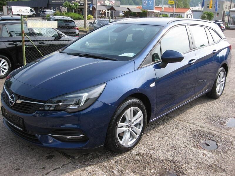 Gebraucht Opel Astra 122 PS (89 kW) 2021 Nautic blau Kombi