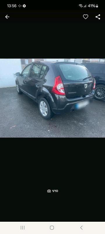 Gebraucht Dacia Sandero 2012 Schwarz Kleinwagen