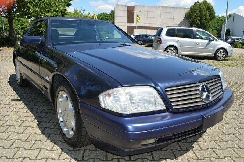 Gebraucht Mercedes SL280 193 PS (141 kW) 1997 Blau metallic Cabrio
