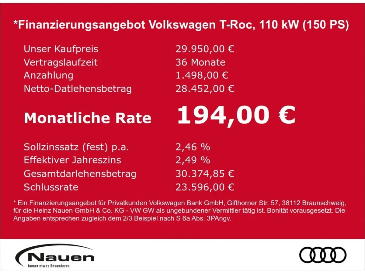 Gebraucht VW T-Roc Cabriolet R-line 150 PS (110 kW) 2025 Silber Cabrio