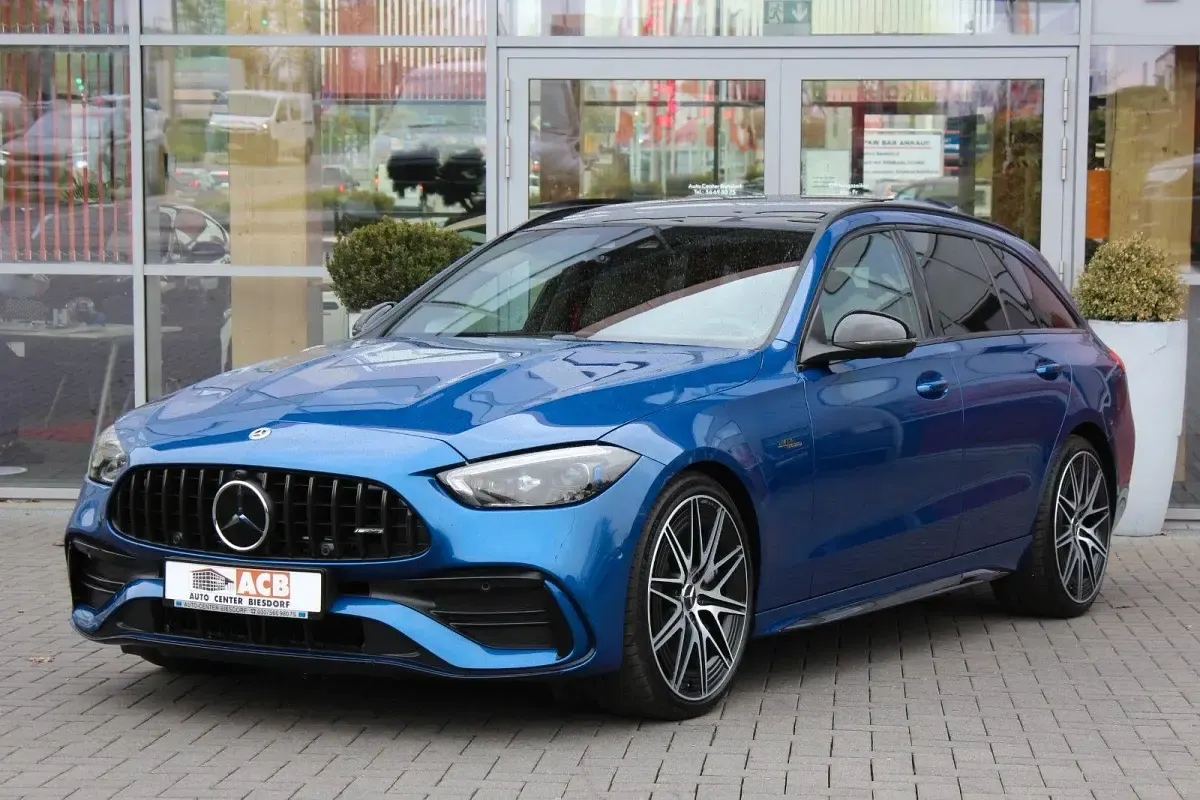 Gebraucht Mercedes C43 AMG AMG 408 PS (300 kW) 2022 Spektralblau (metallic) Kombi