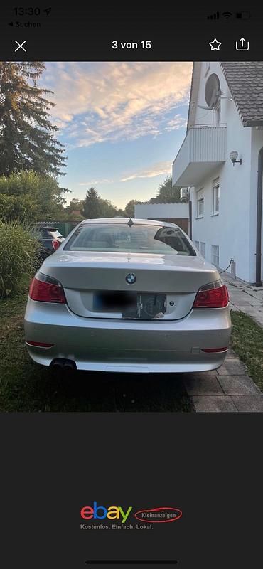 Usata BMW 520 170 CV (125 kW) 2004 Argento Berlina
