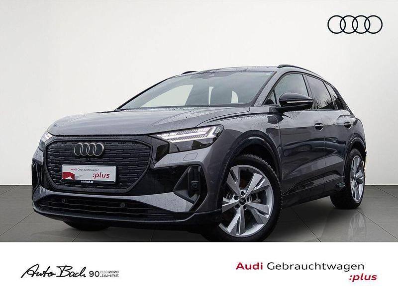 Taifungrau metallic Gebraucht 2025 Audi Q4 e-tron S-Line SUV | 45.460 € - Bild 1/4