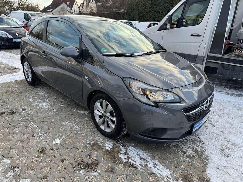 Gebraucht Opel Corsa drive 69 PS (50 kW) 2016 Karbon silber/shiny grey (m2) Kleinwagen