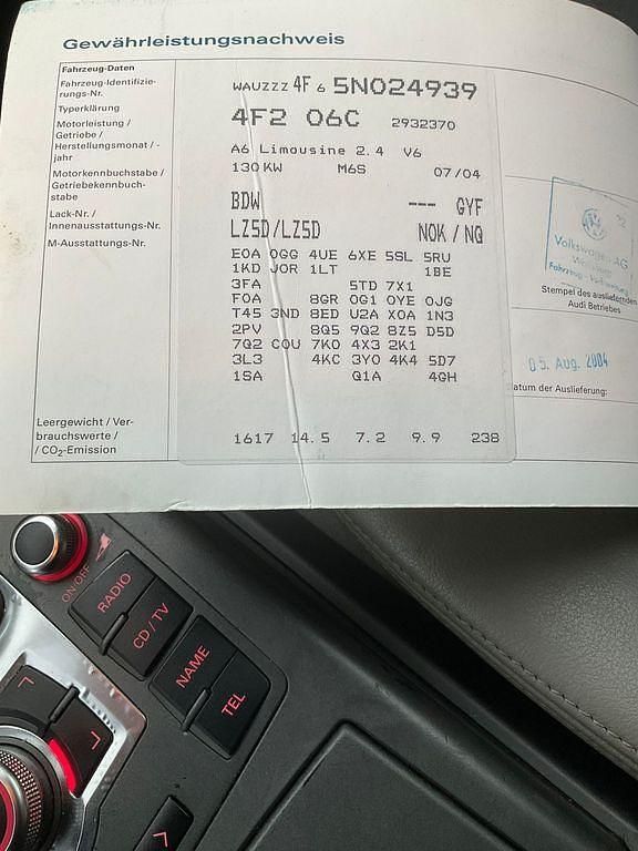 Gebraucht Audi A6 Ambiente 177 PS (130 kW) 2004 Blau Limousine